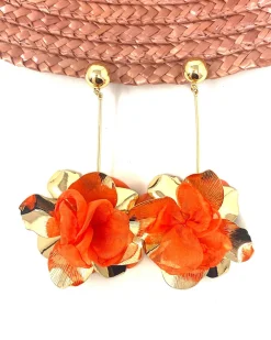 Feversave Pendientes Elvira Naranja