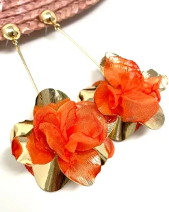 Feversave Pendientes Elvira Naranja