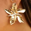 Feversave Pendientes Flor Dorada