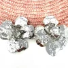 Feversave Pendientes Rosa Plata
