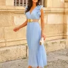 Feversave Vestido Adara Cielo