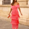 Feversave Vestido Afrodita Coral