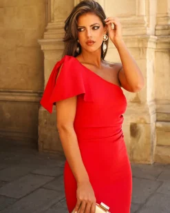 Feversave Vestido Alhambra Rojo