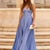 Feversave Vestido Begoña Azul