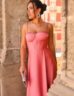 Feversave Vestido Begoña Coral