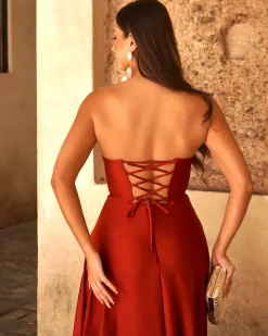 Feversave Vestido Begoña Teja