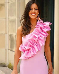 Feversave Vestido Carolina Rosa