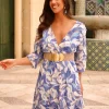Feversave Vestido Catalina Azul