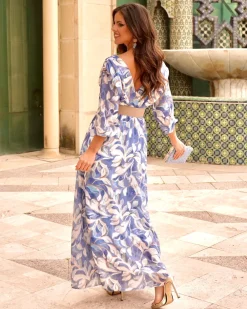 Feversave Vestido Catalina Azul