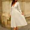 Feversave Vestido Galatea Beige