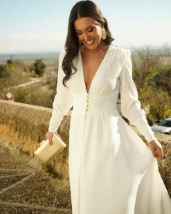 Feversave Vestido Galatea Blanco