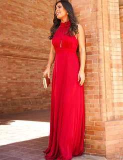 Feversave Vestido Galia Rojo