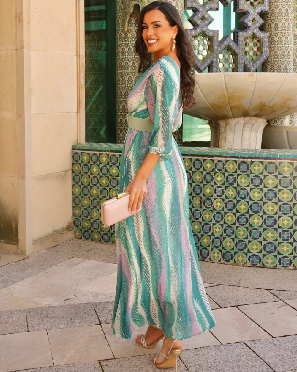 Feversave Vestido Galistea Verde