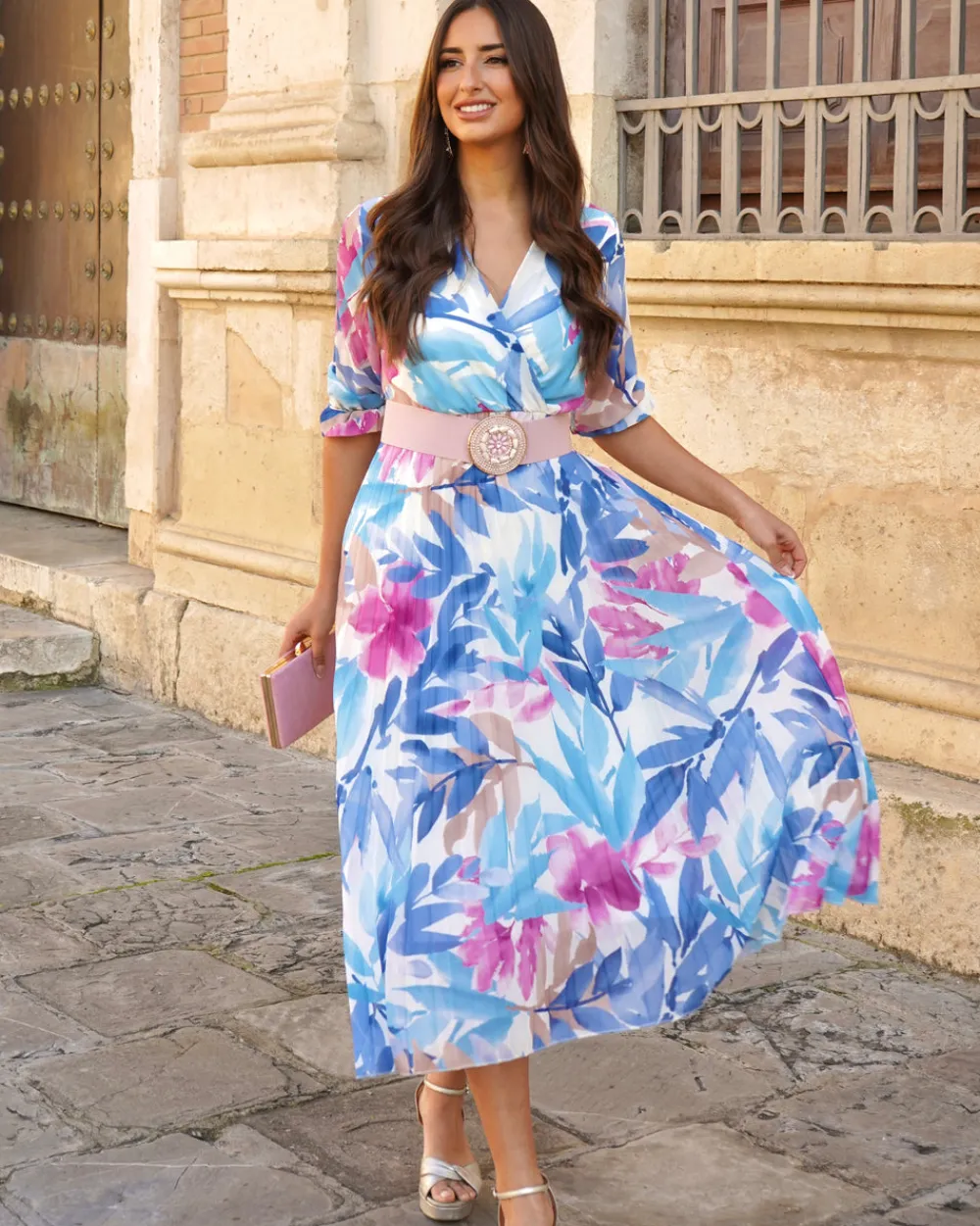 Feversave Vestido Italia Azul