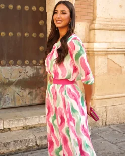 Feversave Vestido Jana Fucsia
