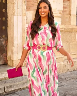 Feversave Vestido Jana Fucsia