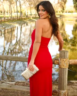 Feversave Vestido Margot Rojo