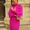 Feversave Vestido Marisol Fucsia