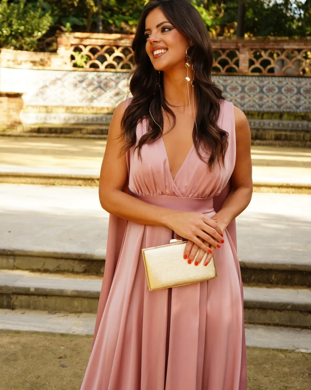 Feversave Vestido Marruecos Rosa
