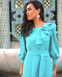 Feversave Vestido Roma Turquesa